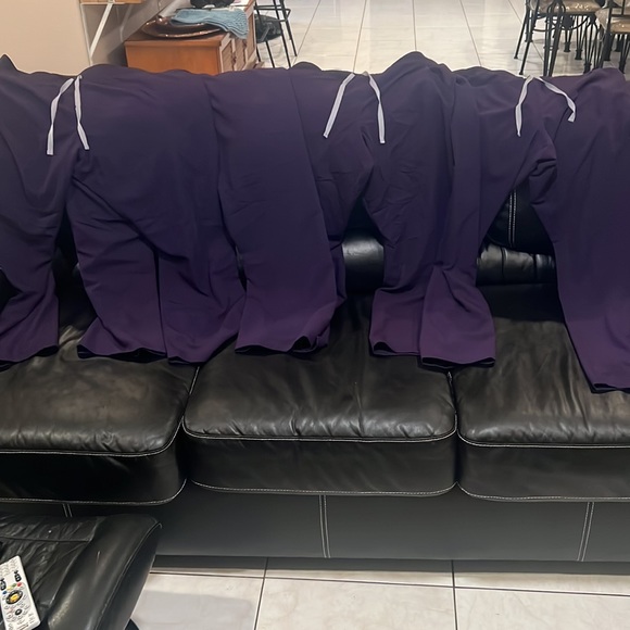 Women’s technical collection 2xl purple fig scrub PANTS - Picture 3 of 3